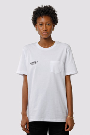 Humble Original Clothing Women Pocket T-shirt White