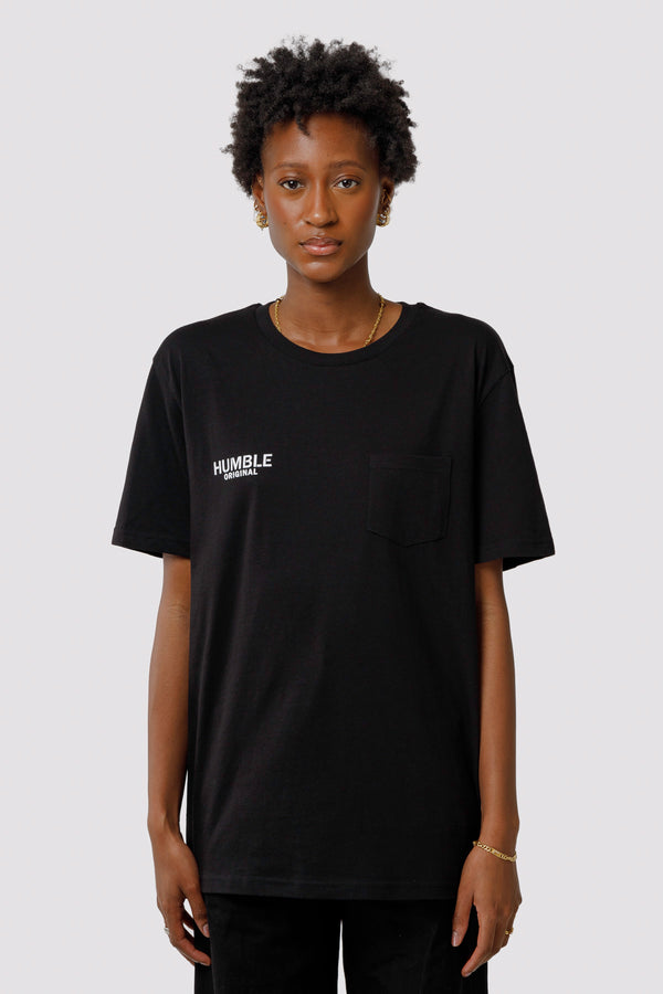 Humble Original Clothing Women Pocket T-shirt Black